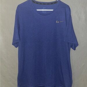 Men's Nike Breathe Short Sleeve Training Top AJ8002 Blue Size XXL
